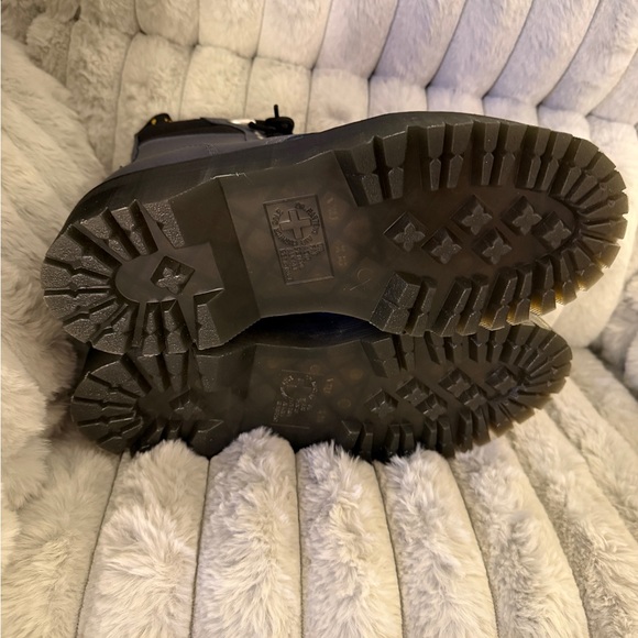 Dr. Martens Women's Jadon HDW II, Deep Blue Platform Combat Boots - Picture 8 of 8